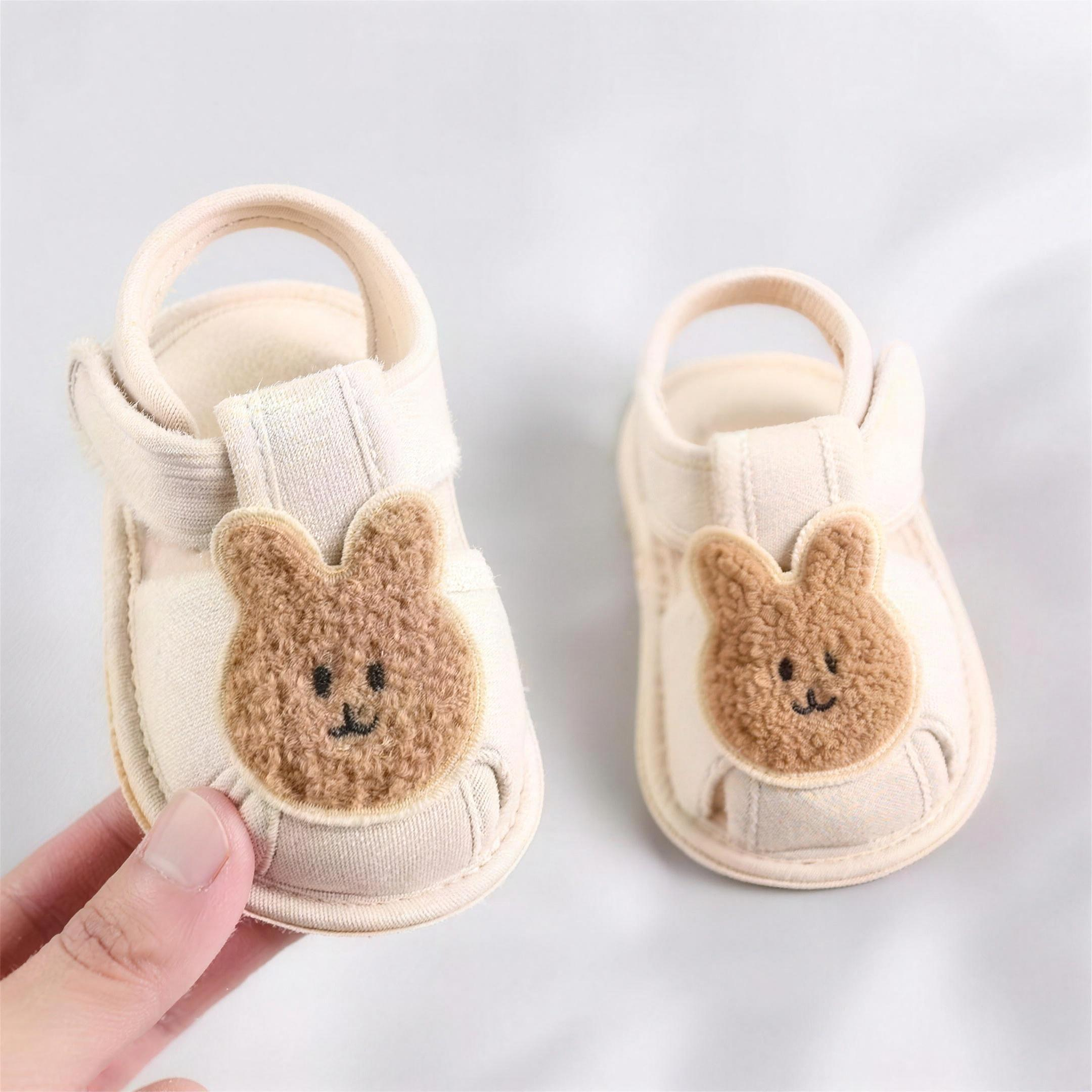 Cream Bunny Sandals - lifestyle photo