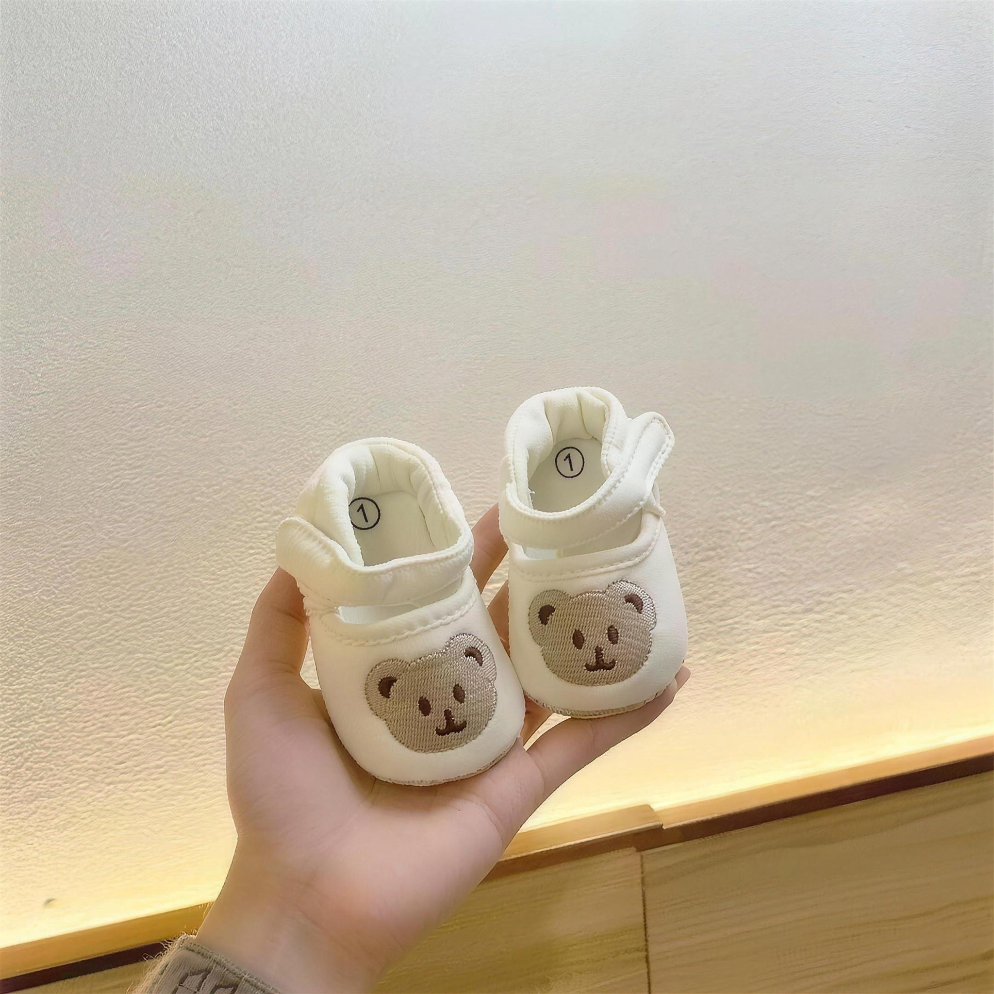 Bear Face Baby Shoes - lifestyle photo