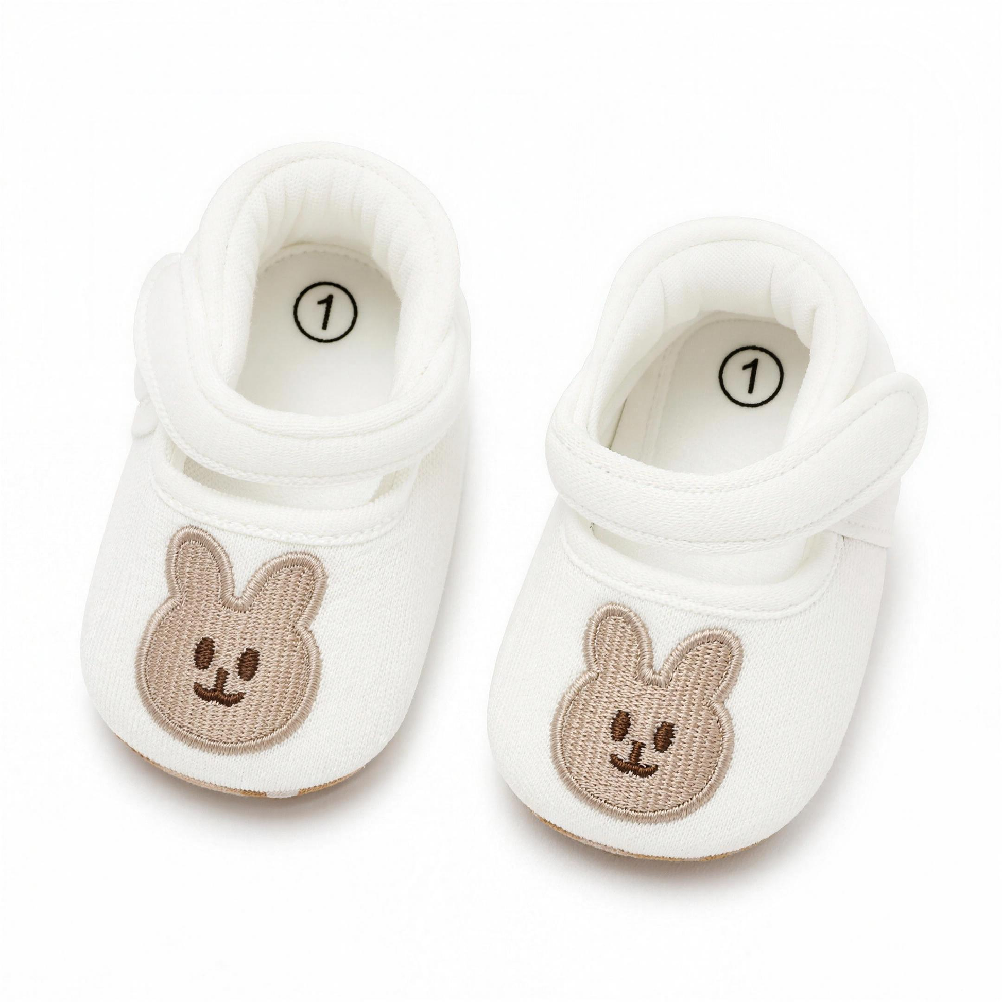 Bunny Face Baby Shoes - professional studio photo