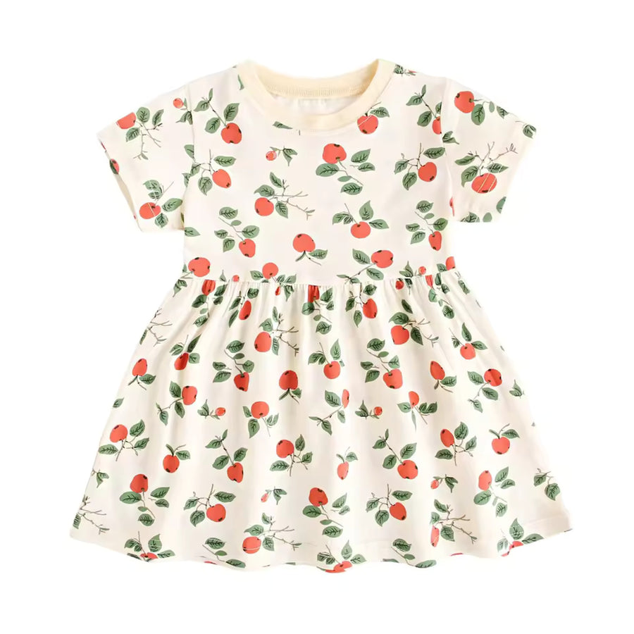 Apple Print Dress