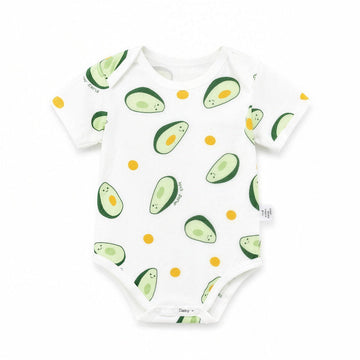 Avocado Baby Romper - professional studio photo