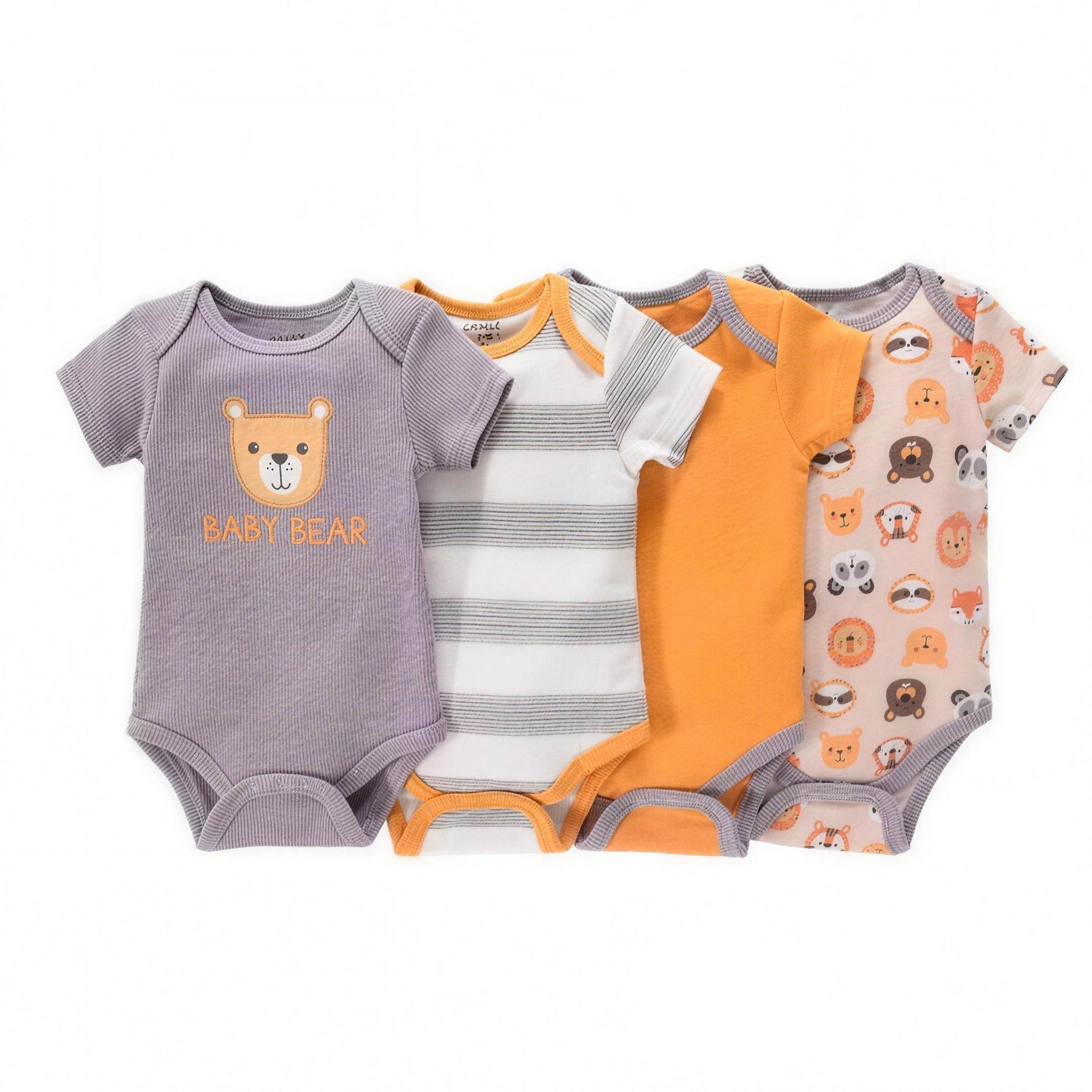 Baby Bear Bodysuit Set - professional product photo on white background