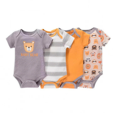 Baby Bear Bodysuit Set - professional product photo on white background