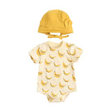 Yellow Banana Bodysuit Set