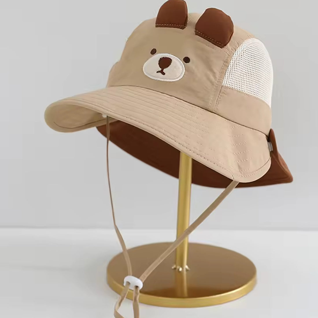 Bear Sun Hat - professional product photo on white background