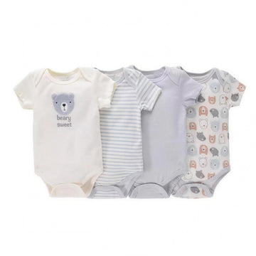 Beary Sweet Bodysuit Set - professional product photo on white background