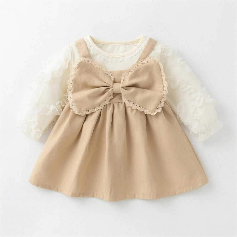 Big Bow Puff Dress