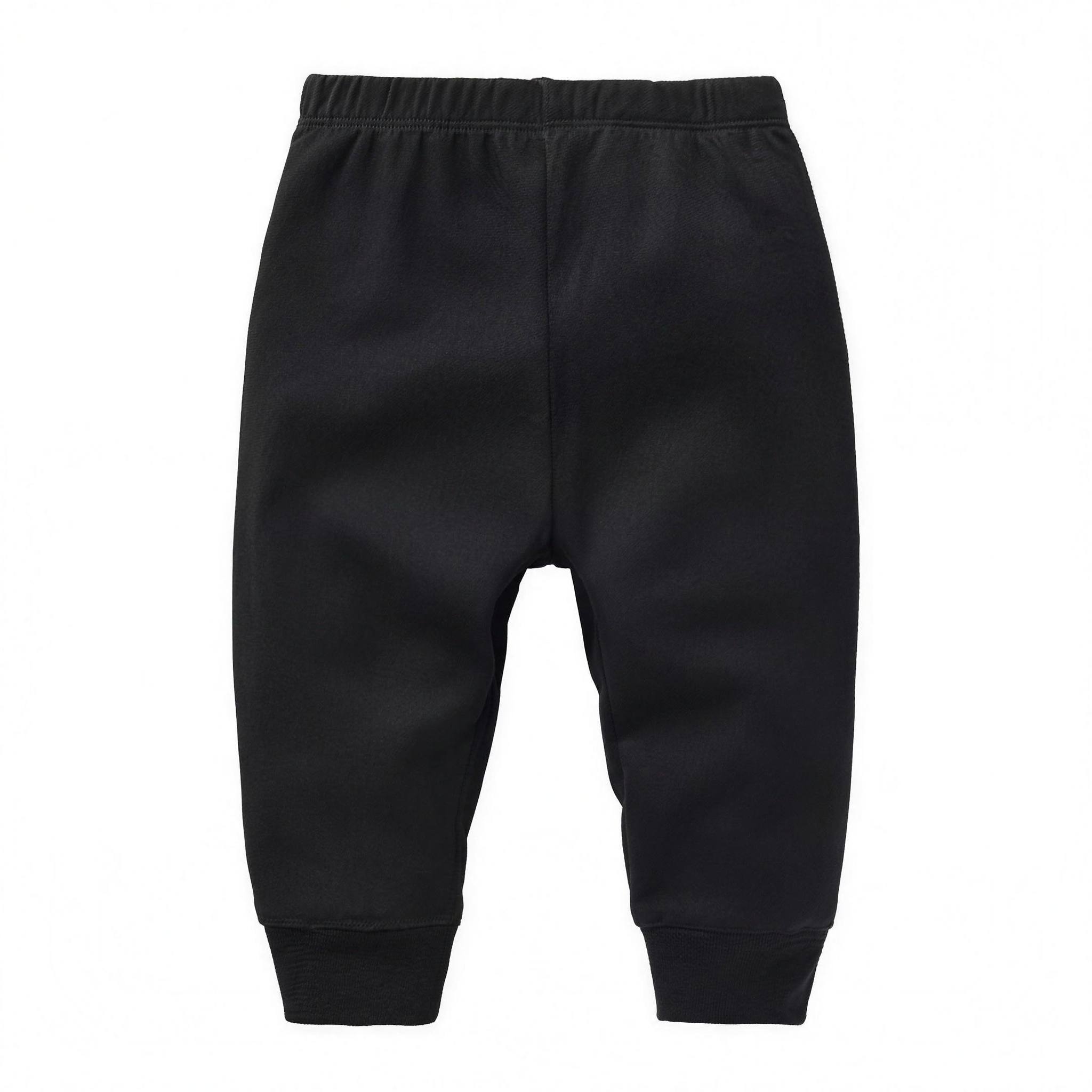 Classic Solid Baby Pants - Black
