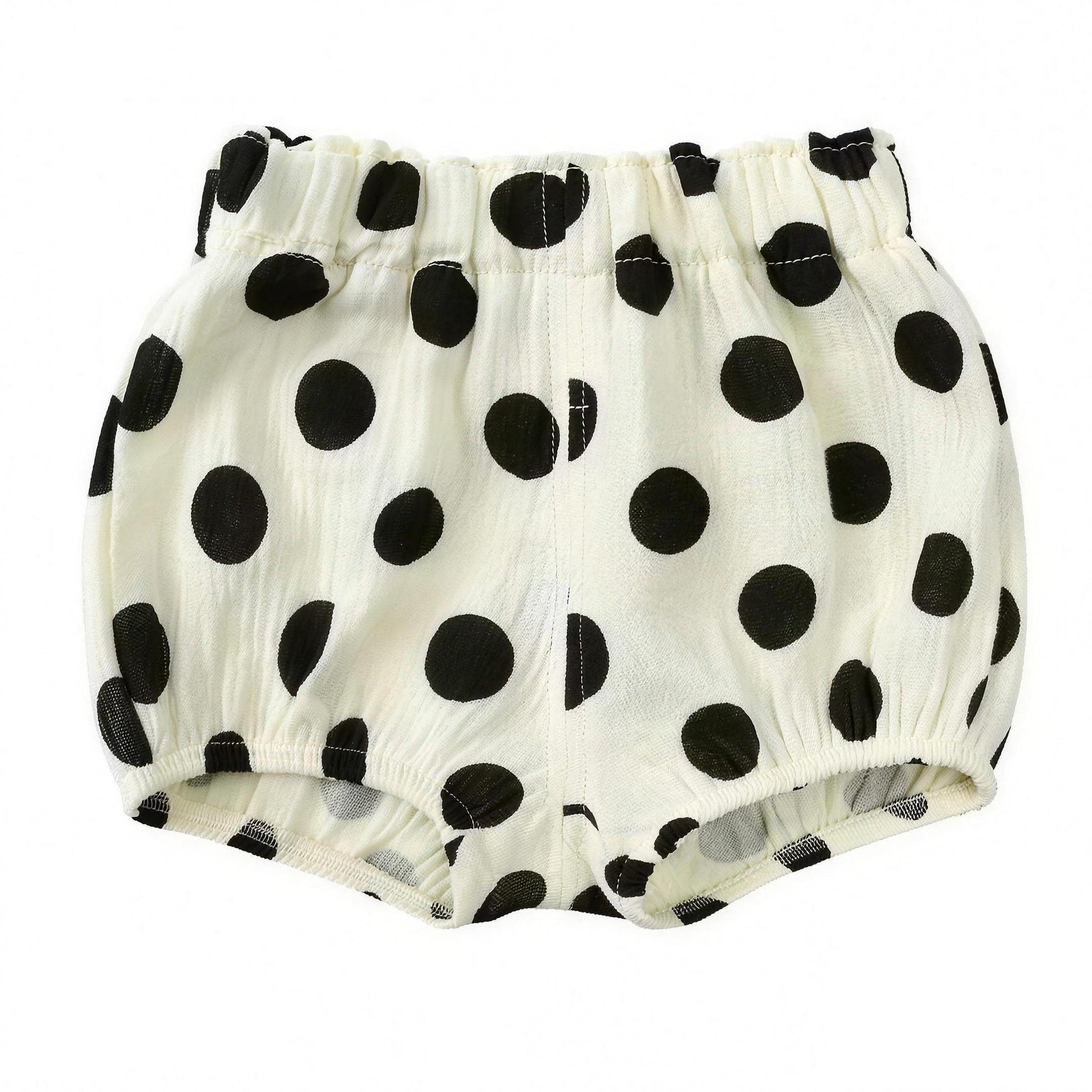 Black Dot Bloomer Shorts, professional studio photo