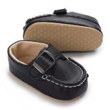 Black Buckle Loafer