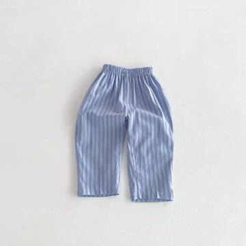 Blue Stripe Summer Pants