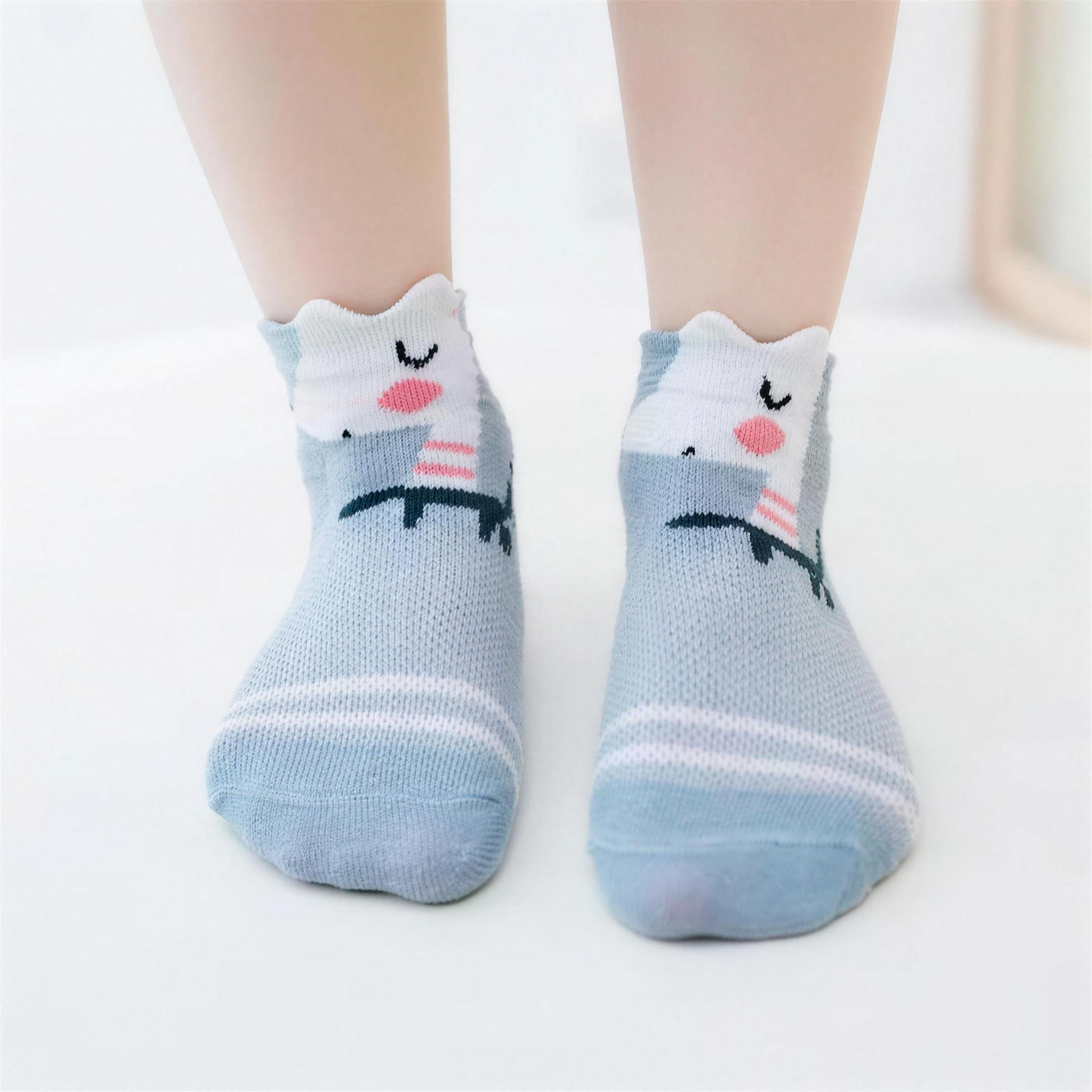 Blue Bunny Pals Sock Set - lifestyle photo