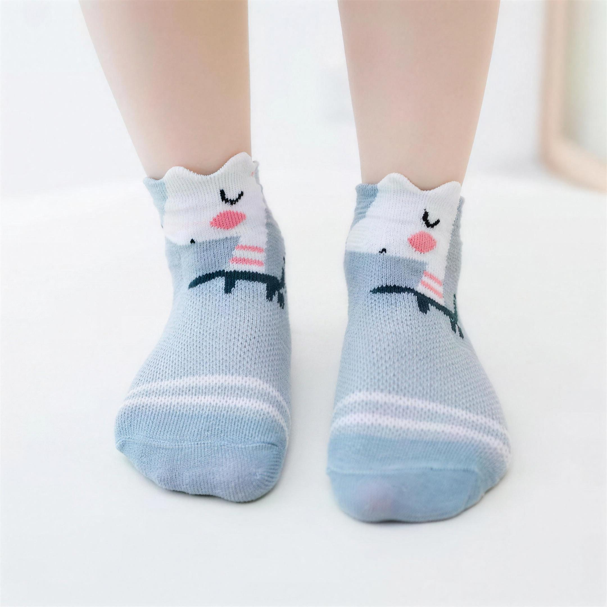 Blue Bunny Pals Sock Set - lifestyle photo