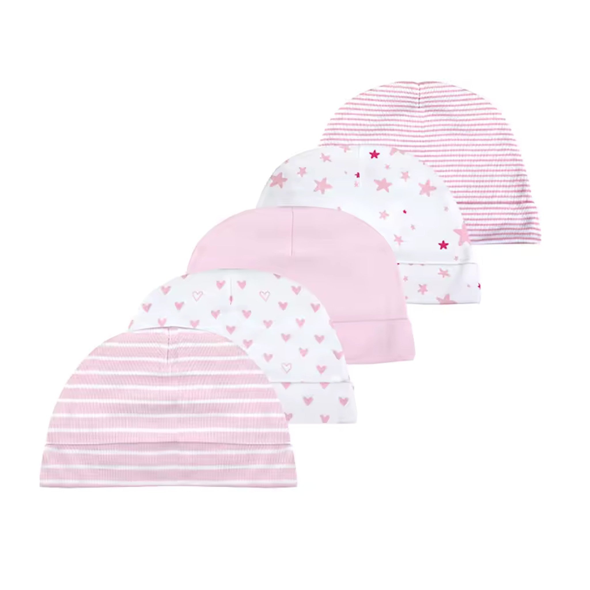 Blush Hat Set - all 5 hats