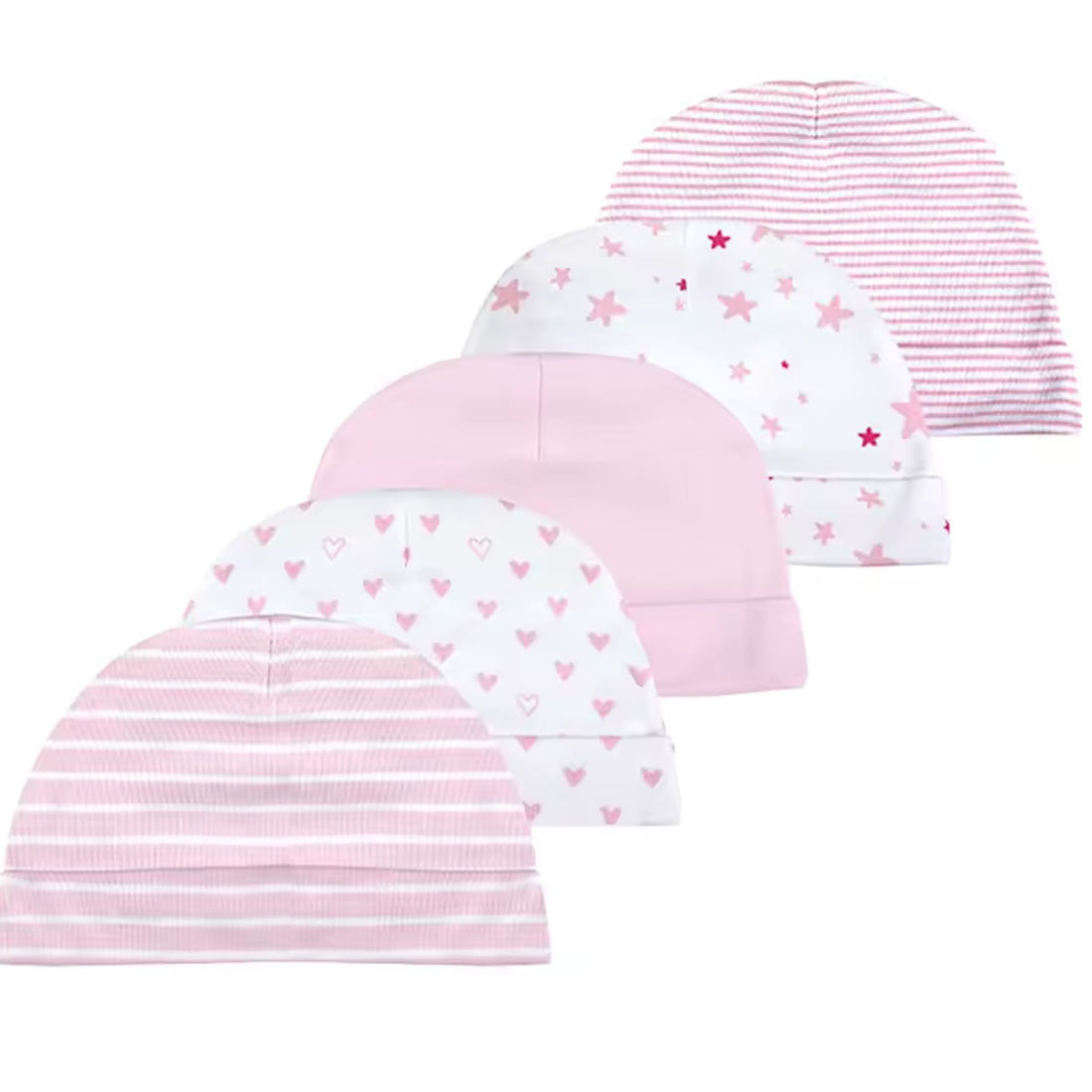 Blush Hat Set - all 5 hats