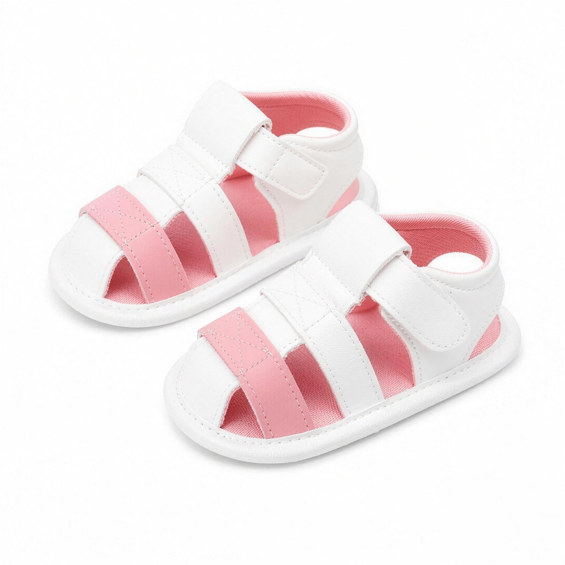 Colorblock Sport Sandals - Blush Pink