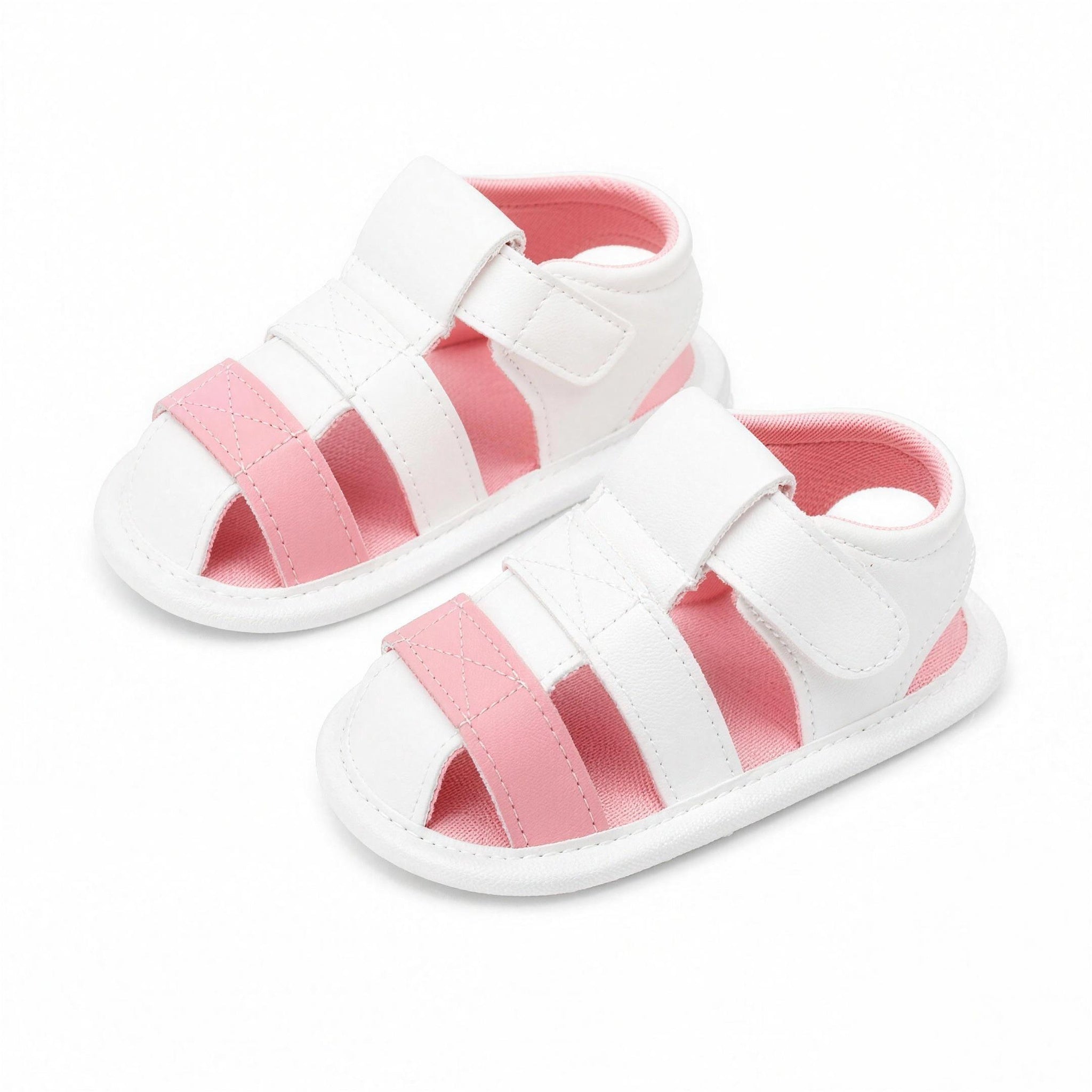 Colorblock Sport Sandals - Blush Pink