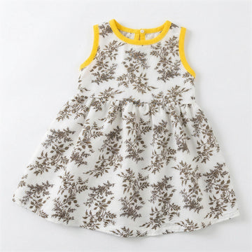 Botanical Sketch Dress - professional product photo on white background