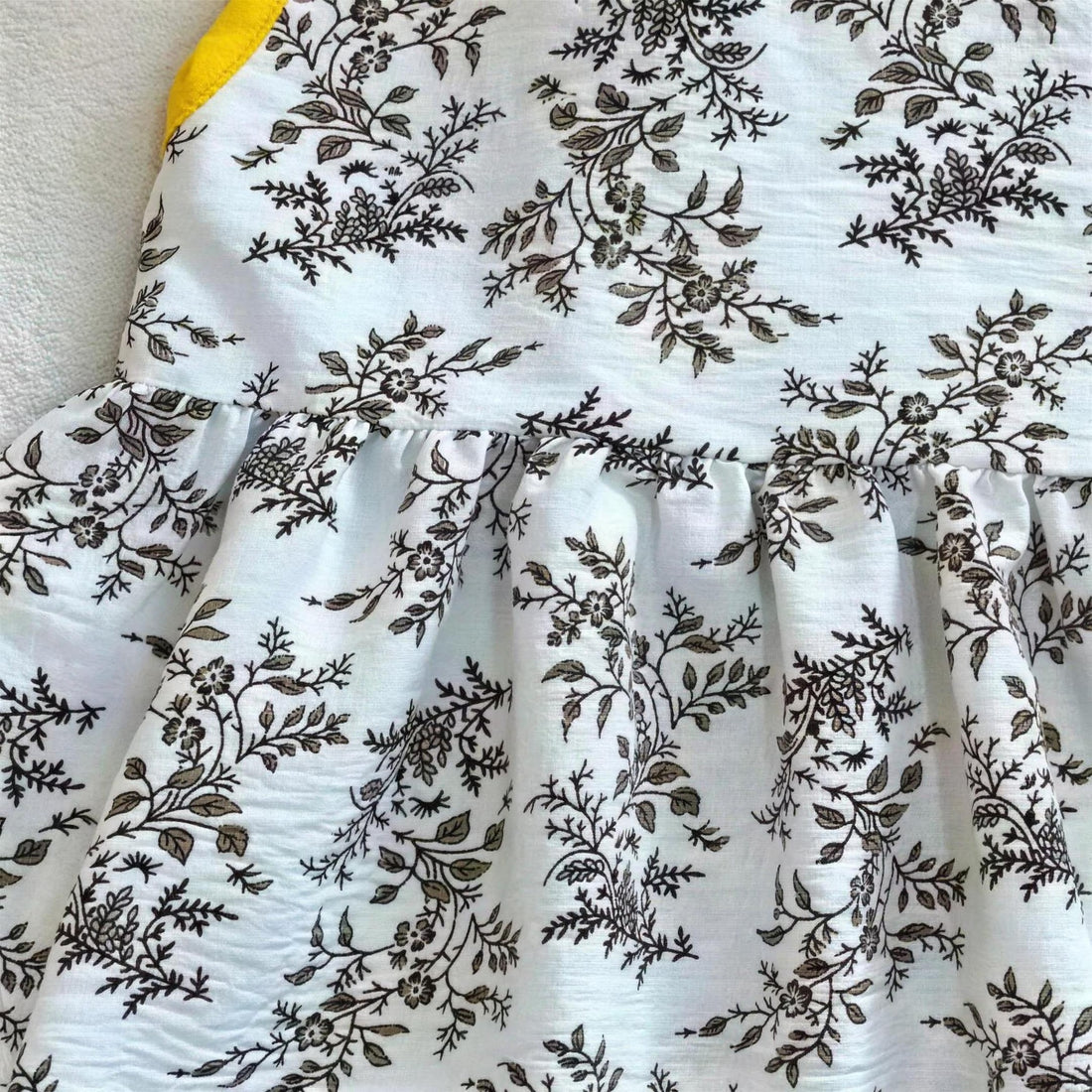 Botanical Sketch Dress - professional product photo on white background