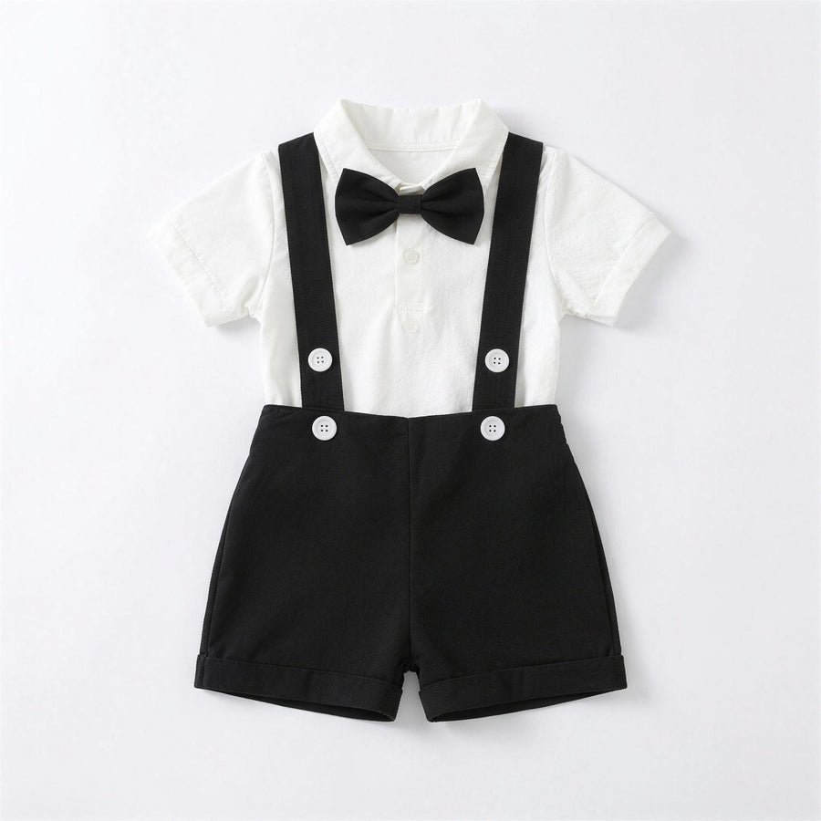 Bow Tie Suspender Set