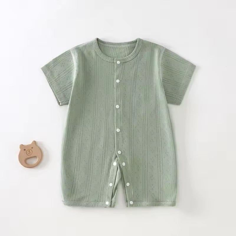 Breathable Mesh Romper - Green