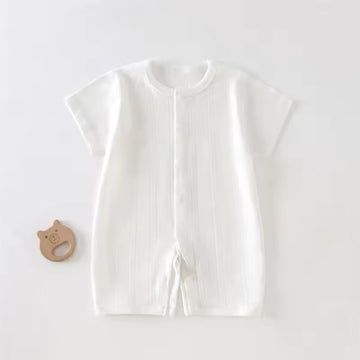 Breathable Mesh Romper - White