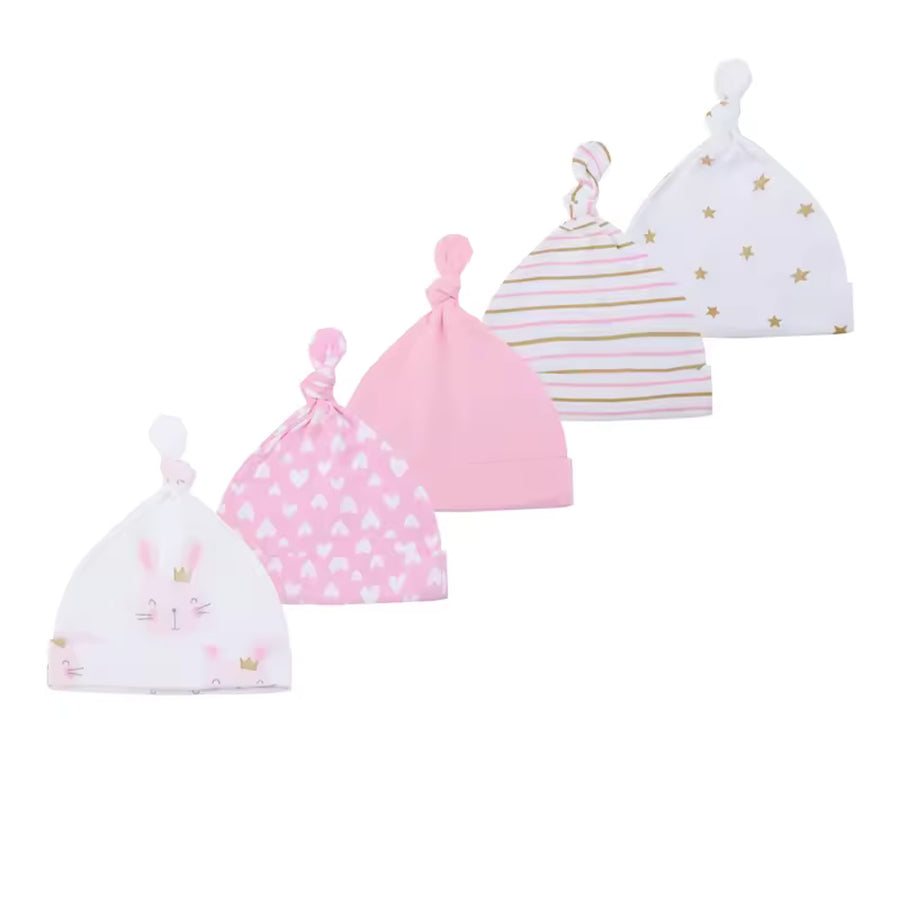 Bunny Knotted Hats Set
