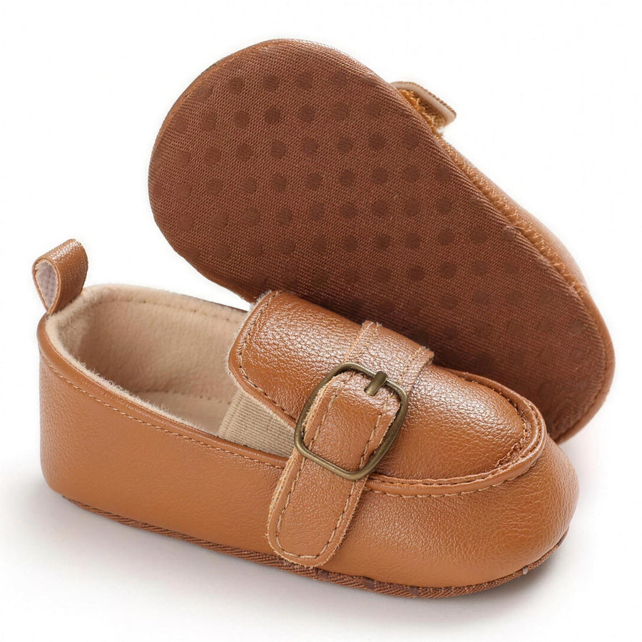 Camel Buckle Loafer