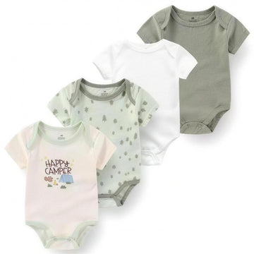 Camper Tree Bodysuit Set - professional product photo on white background