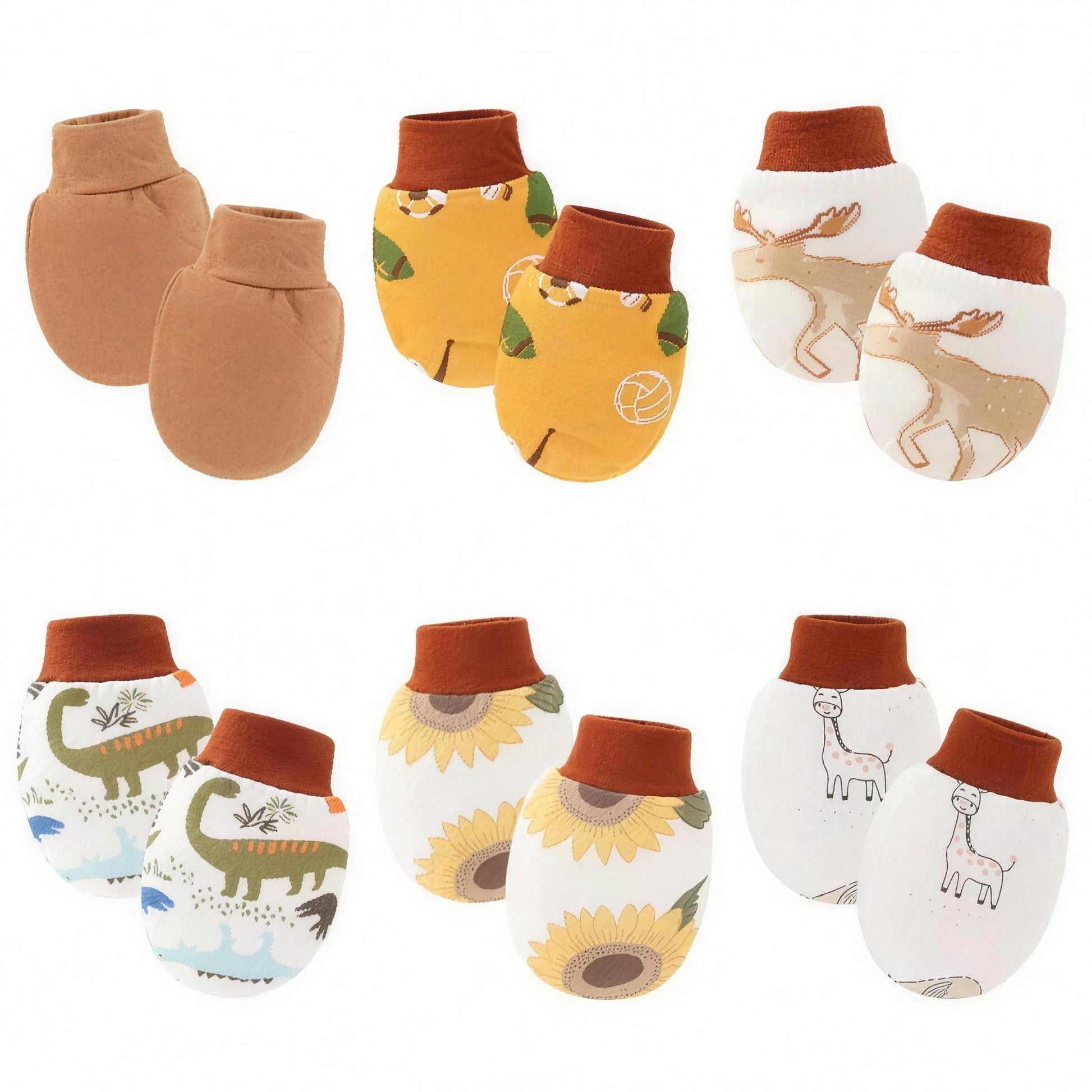 Caramel Mitten Set - professional studio photo