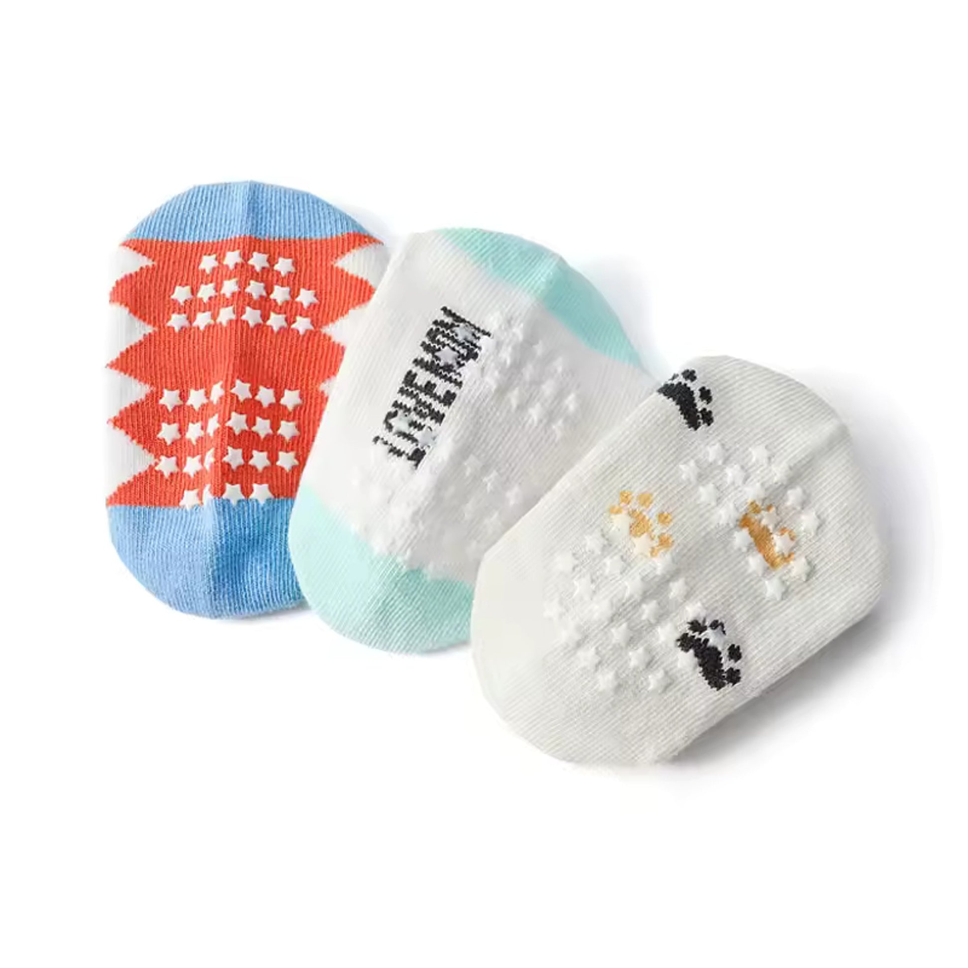 Cartoon Animal Non-Slip Floor Socks - non-slip grip sole detail