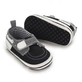 Charcoal Plaid Boat Shoe
