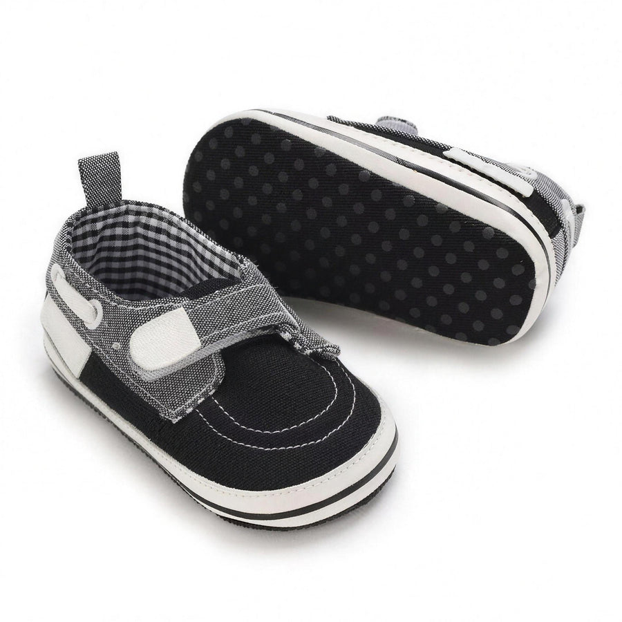 Charcoal Plaid Boat Shoe