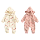 Cherry Hooded Jumpsuit