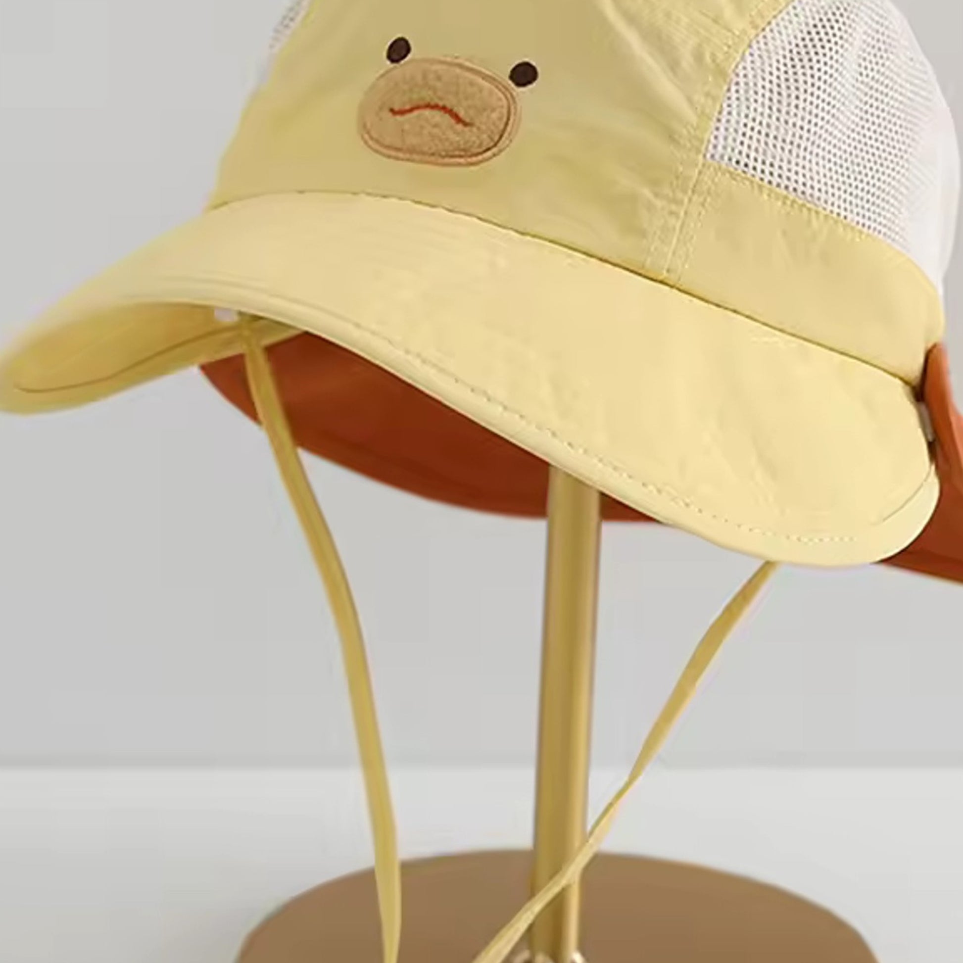 Chicken Sun Hat - face detail