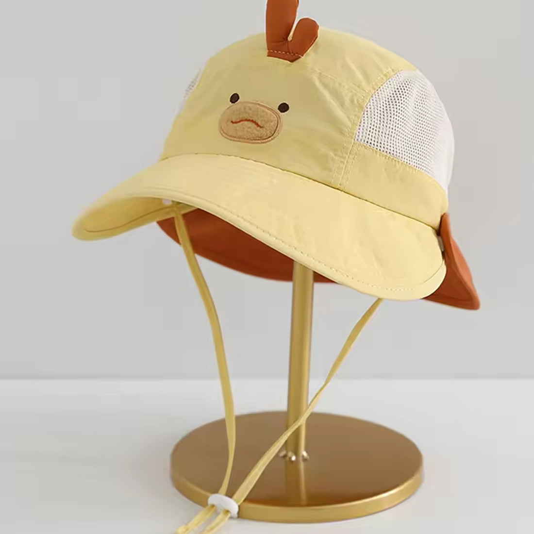 Chicken Sun Hat - professional product photo on white background