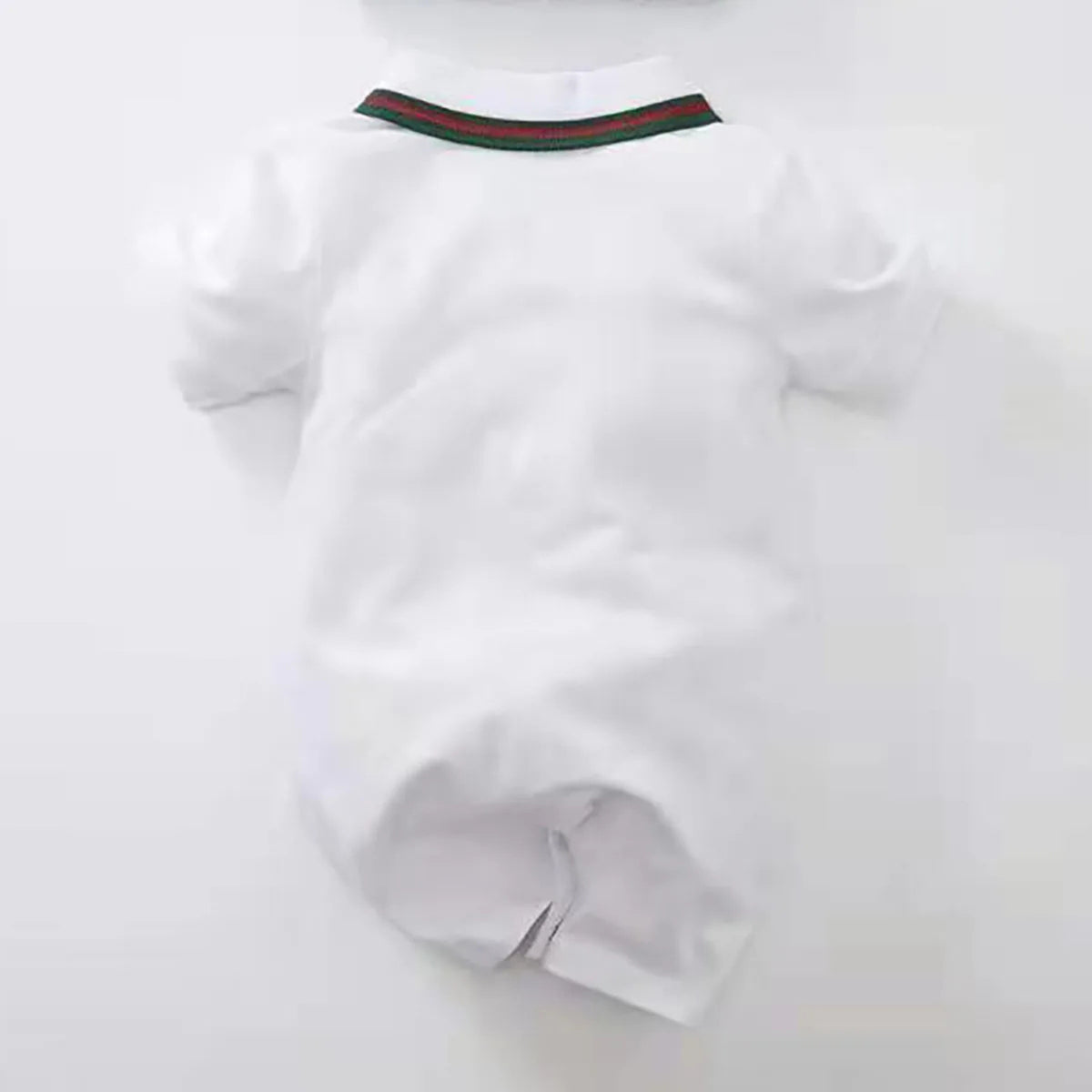Classic Stripe Baby Polo Romper - additional view, baby and toddler clothing product photo