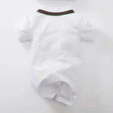 Classic Stripe Baby Polo Romper