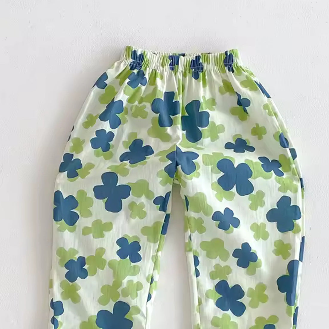 Clover Print Summer Pants