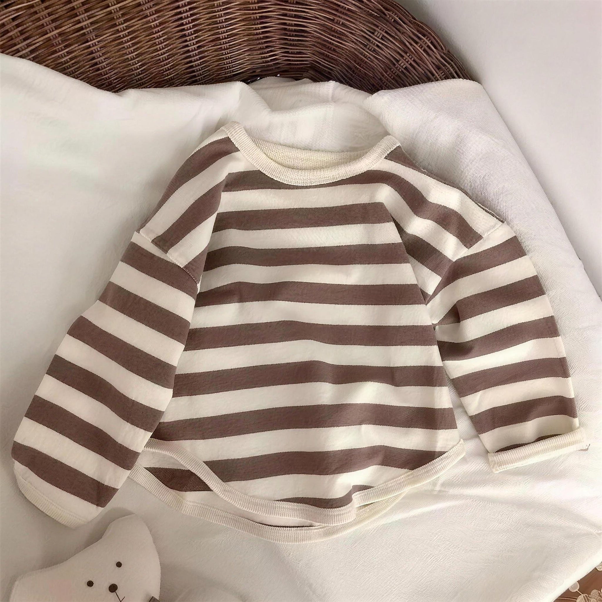 Striped Long Sleeve Top - additional photo
