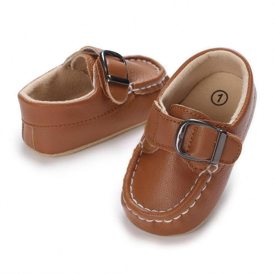 Cognac Buckle Loafer