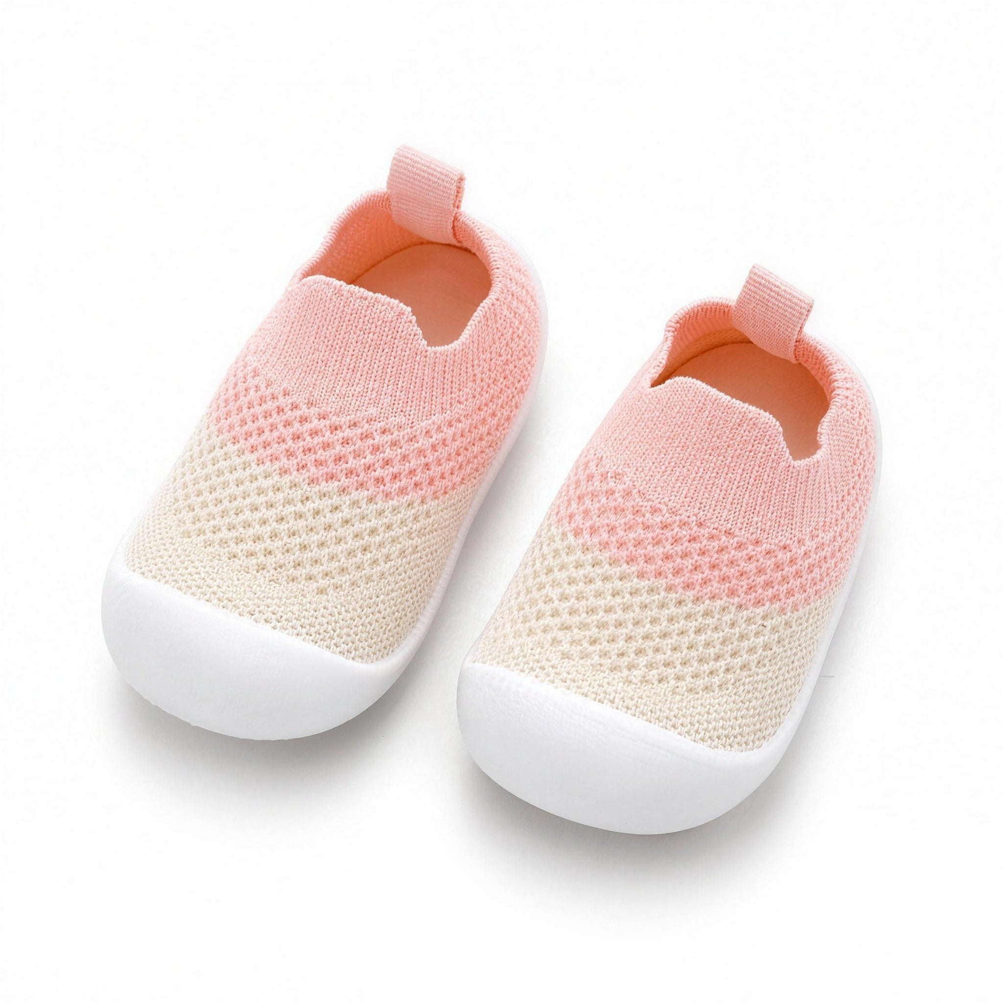 Breathable Mesh Sneakers - Coral