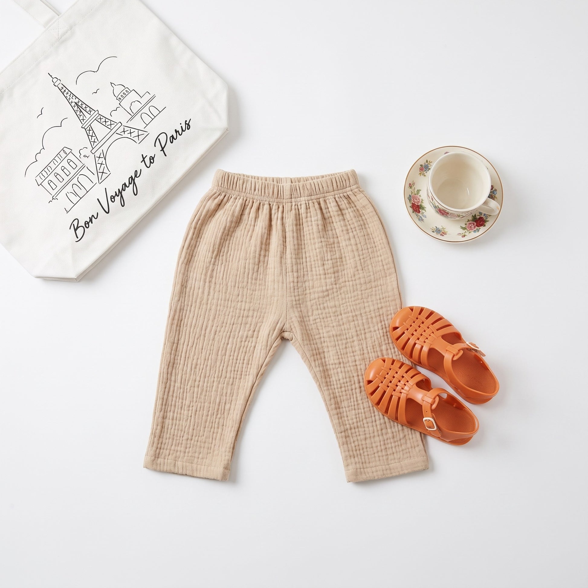 Cloud Cotton Summer Pants - Cream