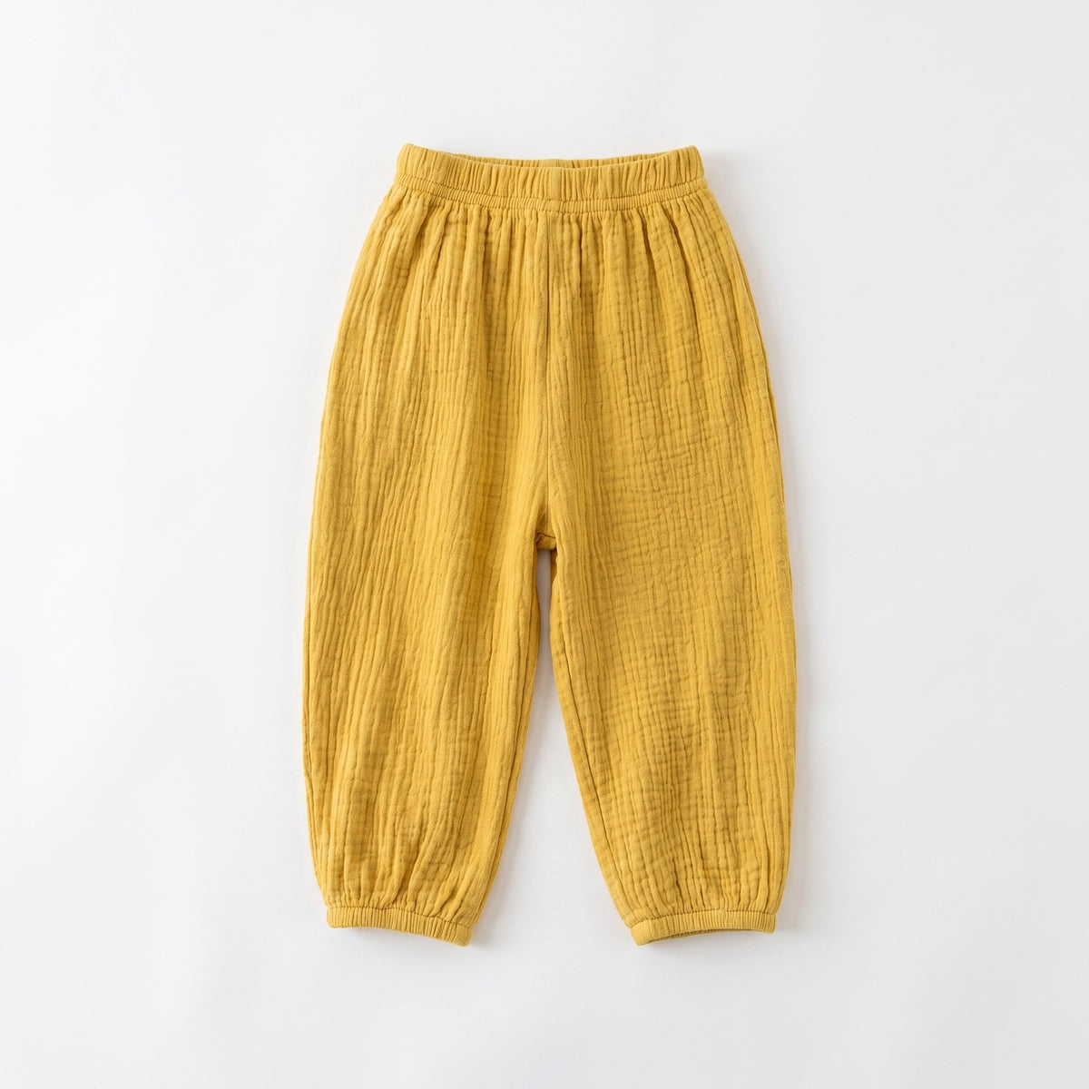 Cloud Cotton Summer Pants - Mustard