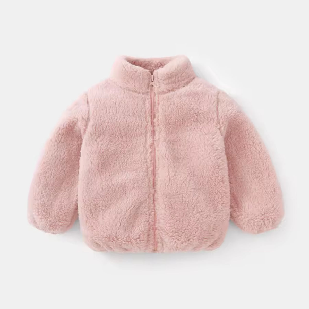 Cozy Baby Fleece Jacket in Jacketcozy Pink - baby and toddler clothing, professional product photo