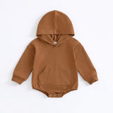 Cozy Hooded Pocket Romper