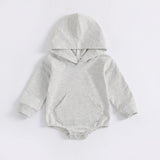 Cozy Hooded Pocket Romper
