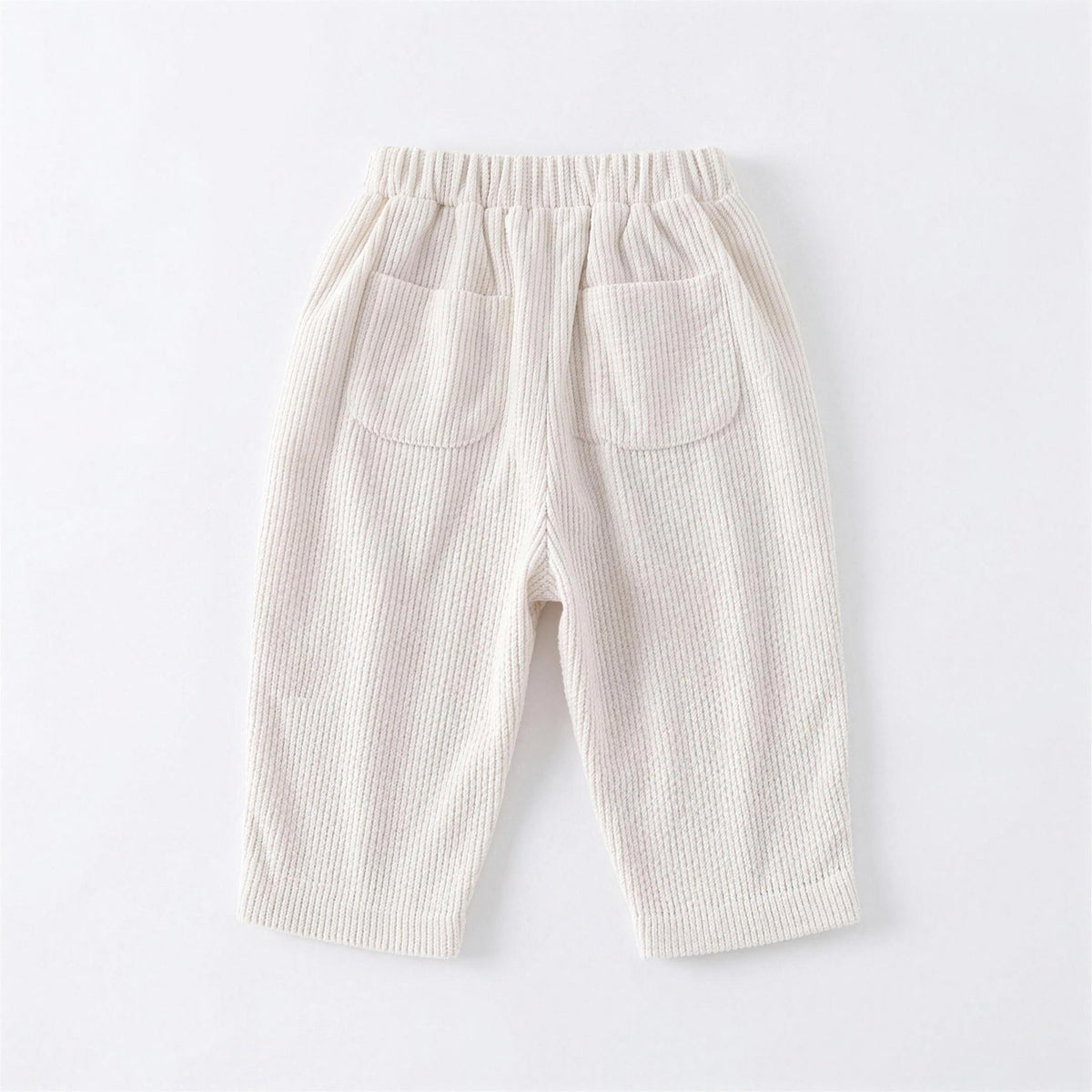 Cream Corduroy Pants - back view