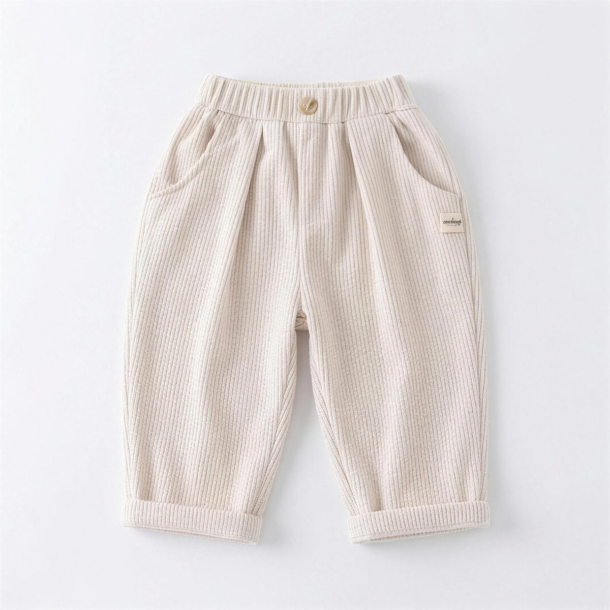 Cream Corduroy Pants
