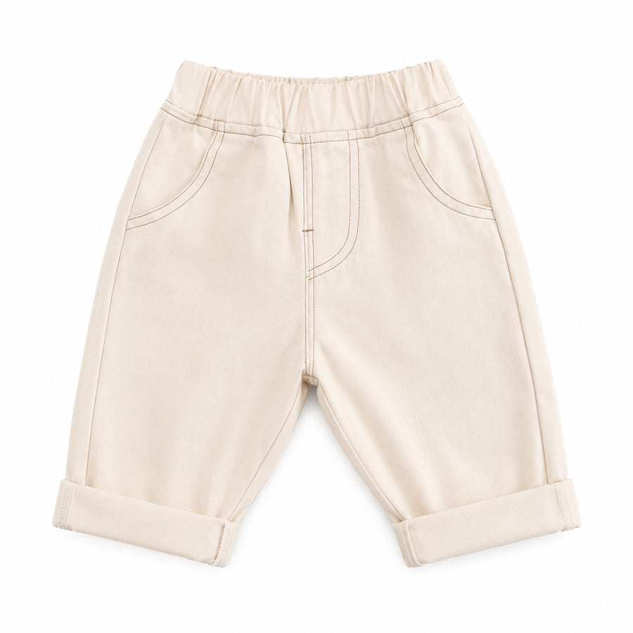 Cream Toddler Denim Jeans